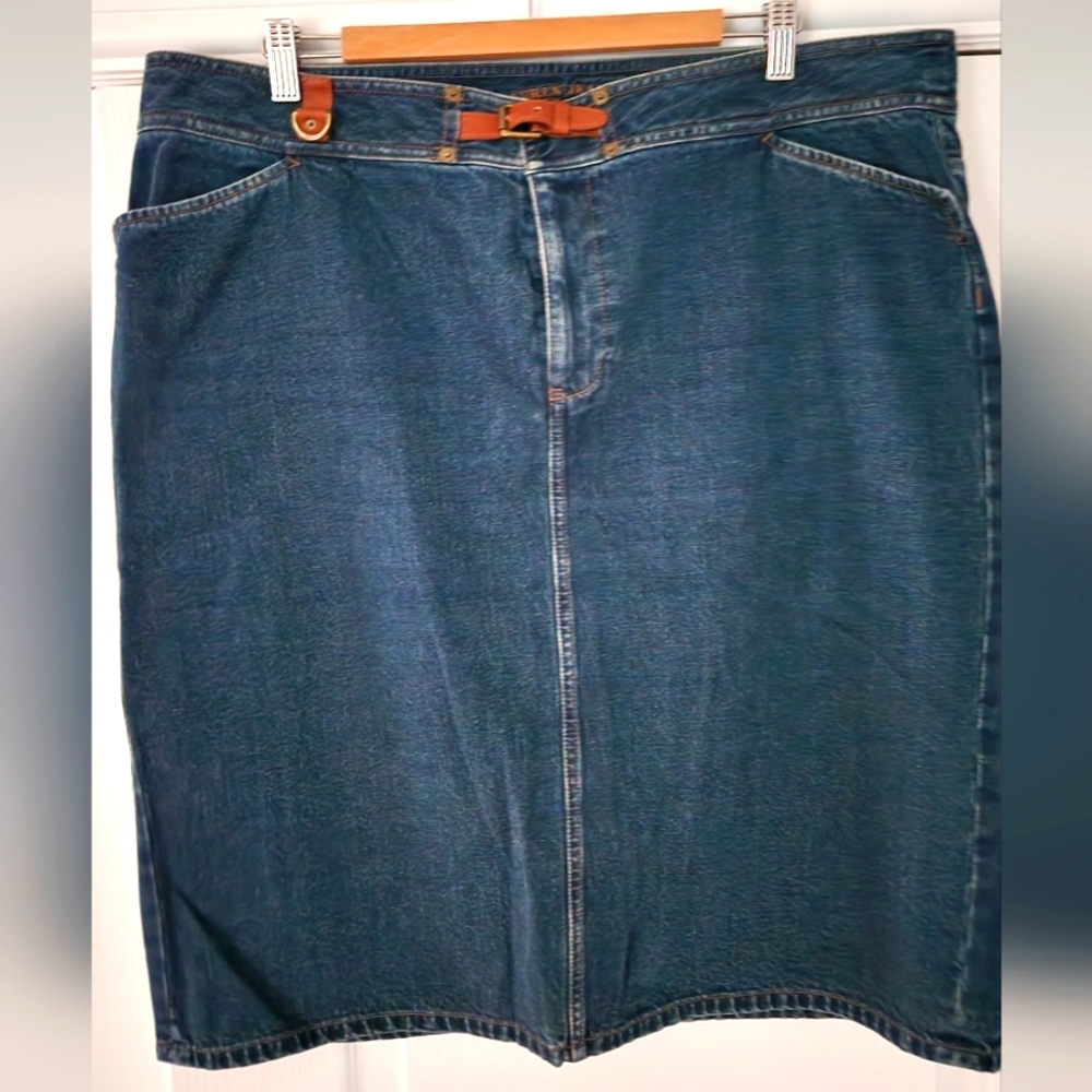 Lauren Ralph Lauren Jeans Co. Plus size 18W jeans skirt